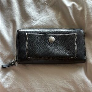 Coach zippered wallet